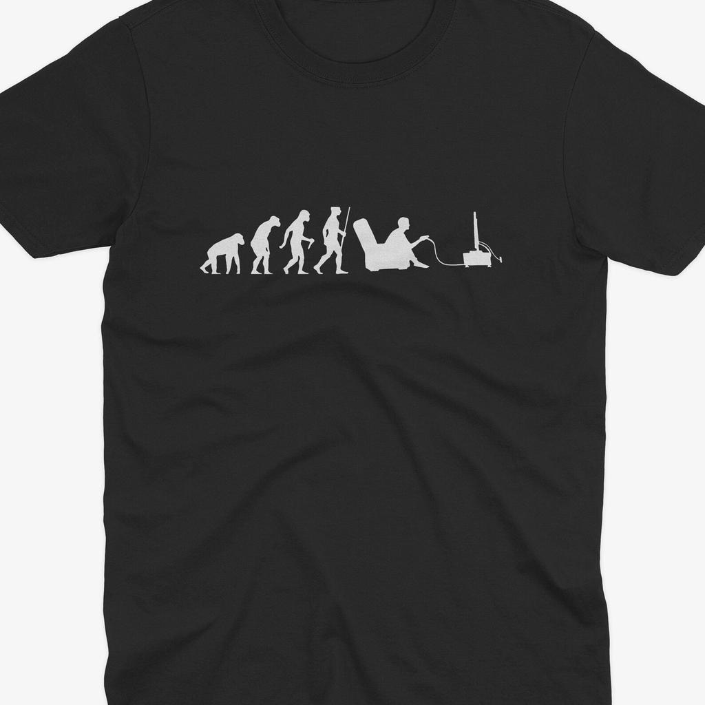 Evolution of Man Gamer T-Shirt, Funny Gaming Meme Tee for Gamers, Gifts for Men, Gamer Boyfriend Gifts, Gifts for Gamers