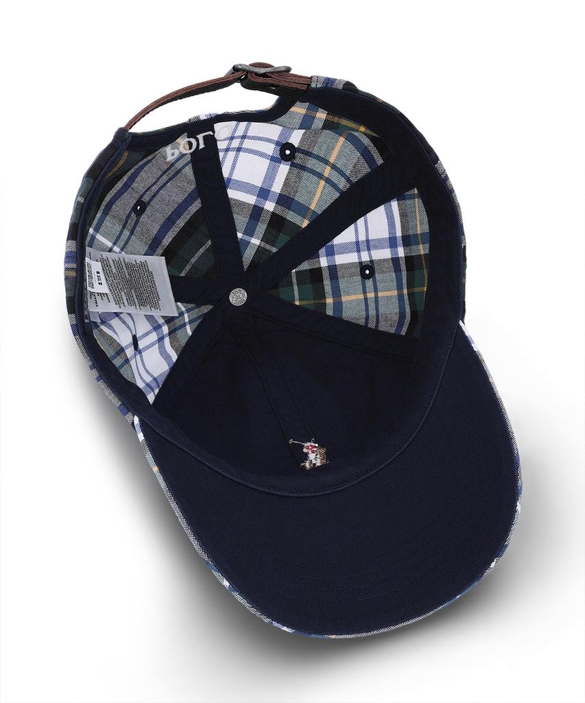 Кепка-бейсболка в клетку Oxford от POLO RALPH LAUREN - Белая