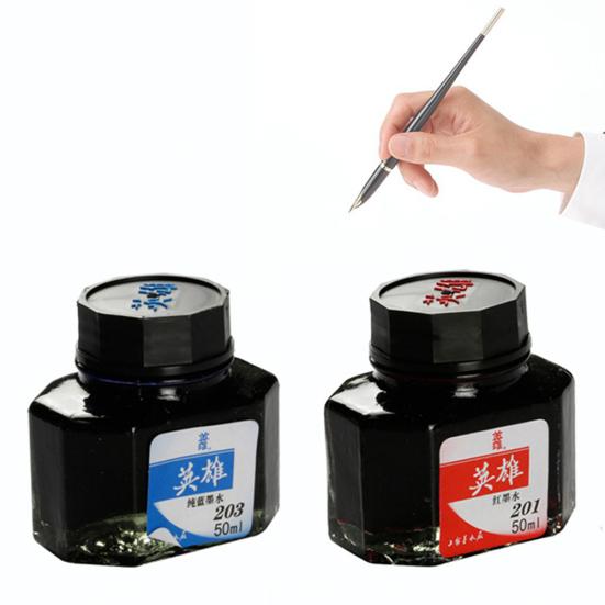 50 мл перьевая ручка для каллиграфии с гладкими чернилами стеклянная бутылка школьные канцелярские товары
