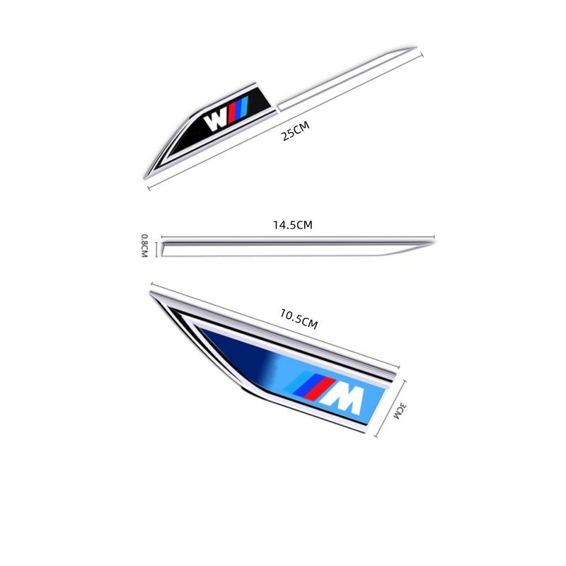 Car Metal Mudguard Sticker Auto Body Styling Accessories For BMW i8 Z4 Z8 X1 X2 X3 X5 X4 X6 X7 G30 G20 G32 G11 G12 F40 F30 F20 F lcjh49