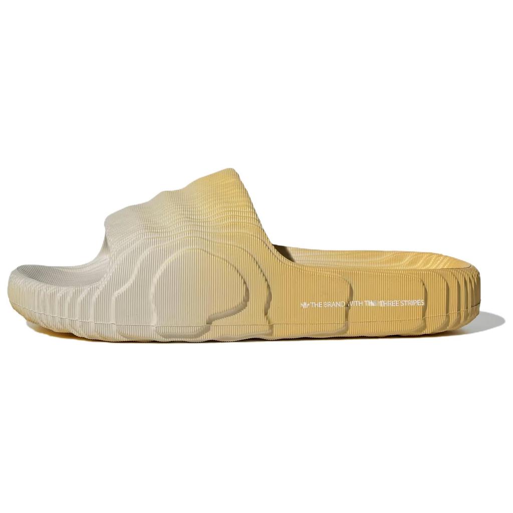 Adidas Adilette 22 Slide Alumina Oat Unisex Sneakers Yellow Off-White JH7795