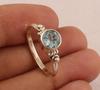Blue Topaz Gemstone Ring, Solid 925 Sterling Silver Ring, Designer Ring, Handmade Ring, Designer Ring, Bohemian Ring, Silver Jewelry