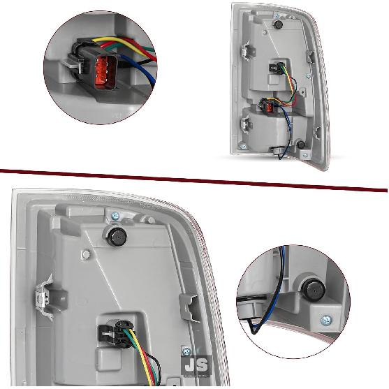 Светодиодные задние фонари JSBOYAT совместимы с 2013-2018 Dodge Ram 1500/2014-2018 Dodge Ram 2500 3500, левая сторона водителя