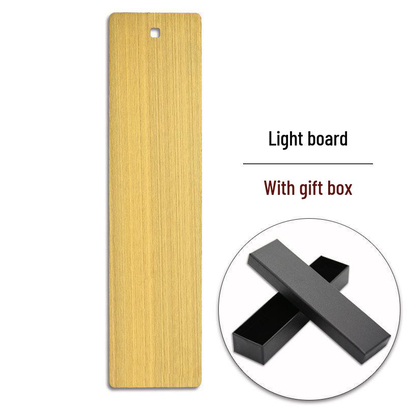 Натуральная латунная металлическая закладка - Матовая, Обычная, С возможностью гравировки, Зажим для книги, Фермерство и Чтение