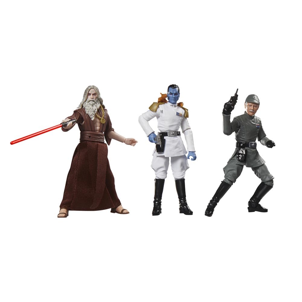 Hasbro Star Wars Vintage Collection Captain Gilad Pellaeon, Grand Admiral Thrawn, and Jorus C'baoth, Star Wars 9.5 Cm Action Figure G1283, Authentic