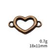 Новые поступления Аксессуары для ювелирных изделий Персиковый разъем в форме сердца Аксессуары Части Украшения и аксессуары для дома и сада