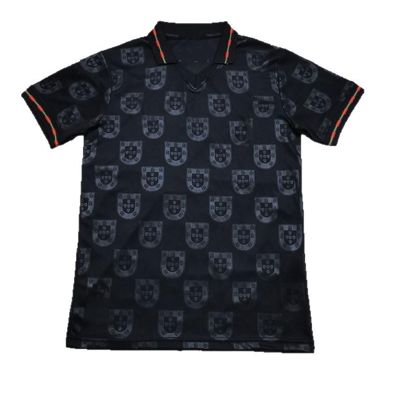 Mens Portugal Edition Short Sleeve Soccer Jersey Bamboo Fiber Performance Football Uniform Adult