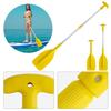 Telescoping Boat Paddle Adjustable Collapsible Kayak Oar Anti-Slip Handle Portable Boat Paddle Safety Boat Accessories