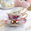 Набор керамических чашек и блюдец Xiao Yue Ya в европейском стиле, легкая роскошь