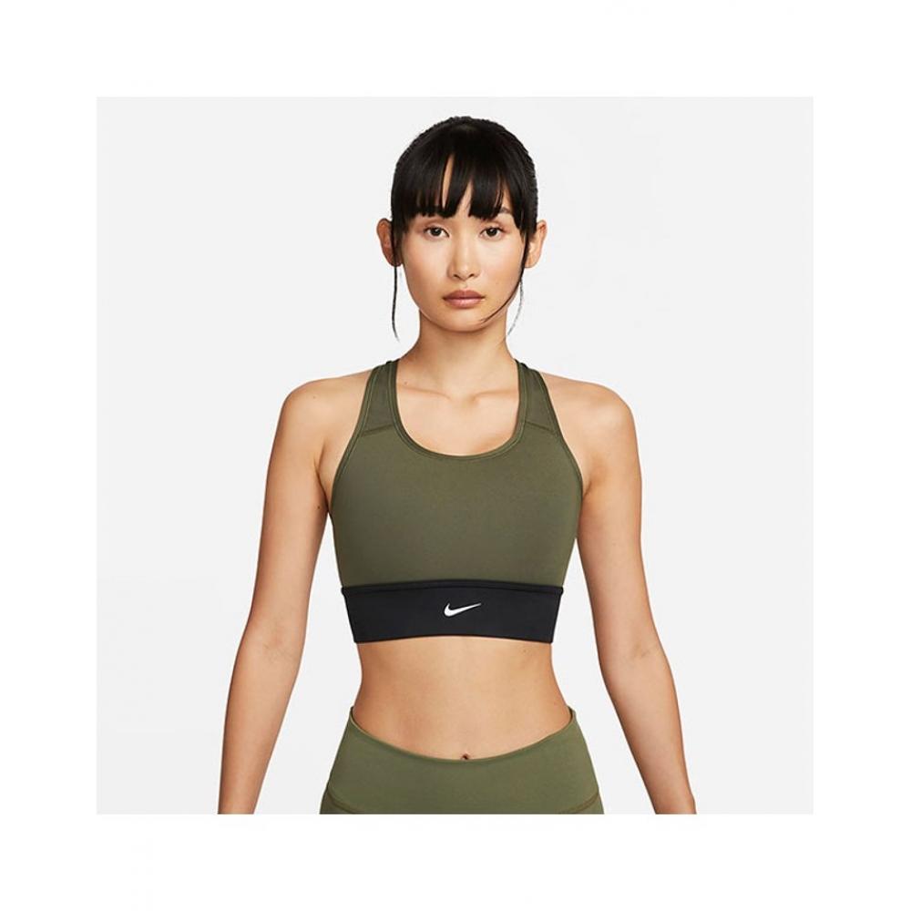 Nike Спортивный бюстгальтер женский S Swoosh длинный Cz4497 325 S2210