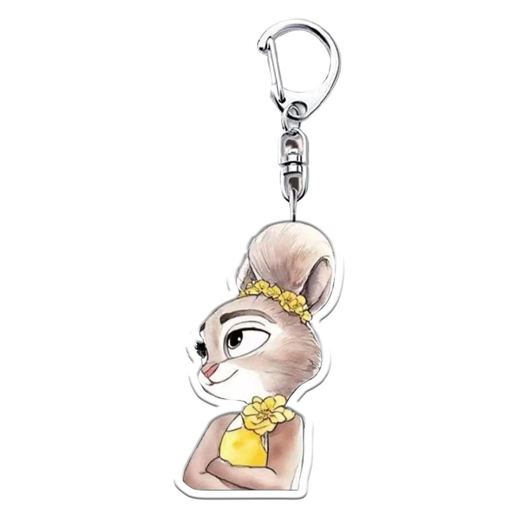 Набор из 1 аниме акрилового брелока двухсторонней подвески