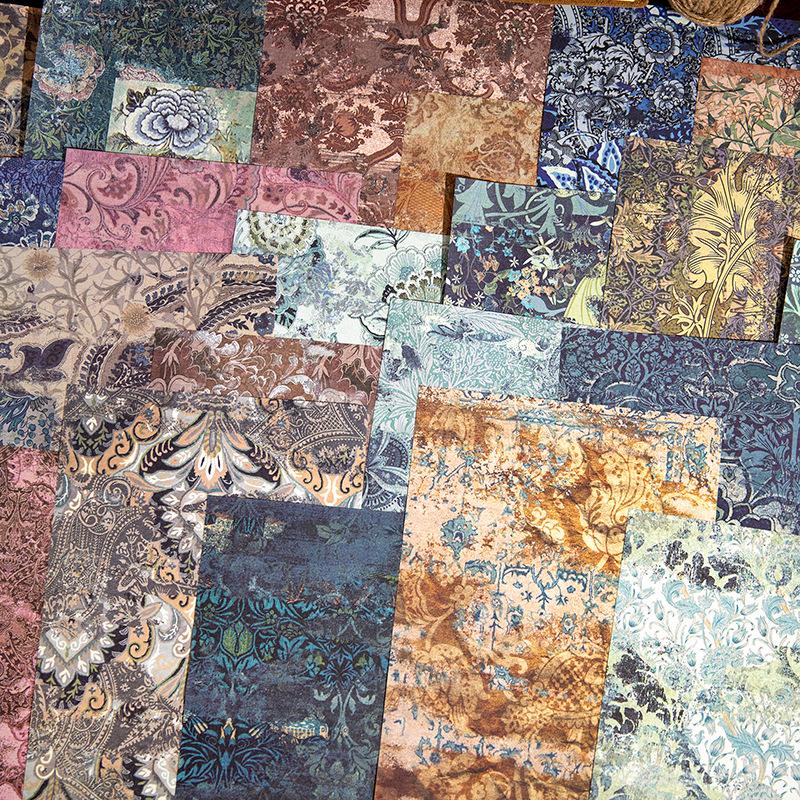 Large Baroque Theme Papers 20pcs, Vintage Journal Backgrounds, Ornate DIY  Scrapbooking Supplies