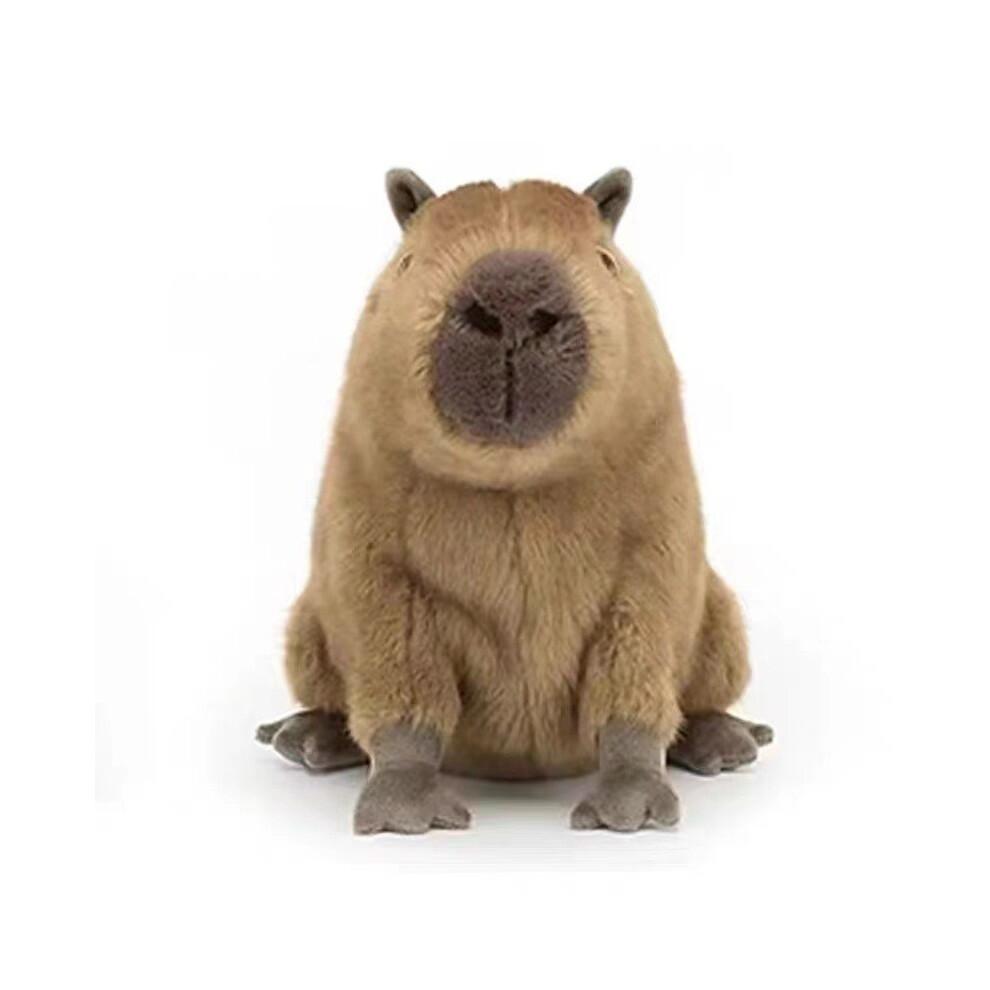 Niedliche Cartoon Capybara Plüschtier Puppe Kissen für Kinder Geschenk und Zimmerdeko