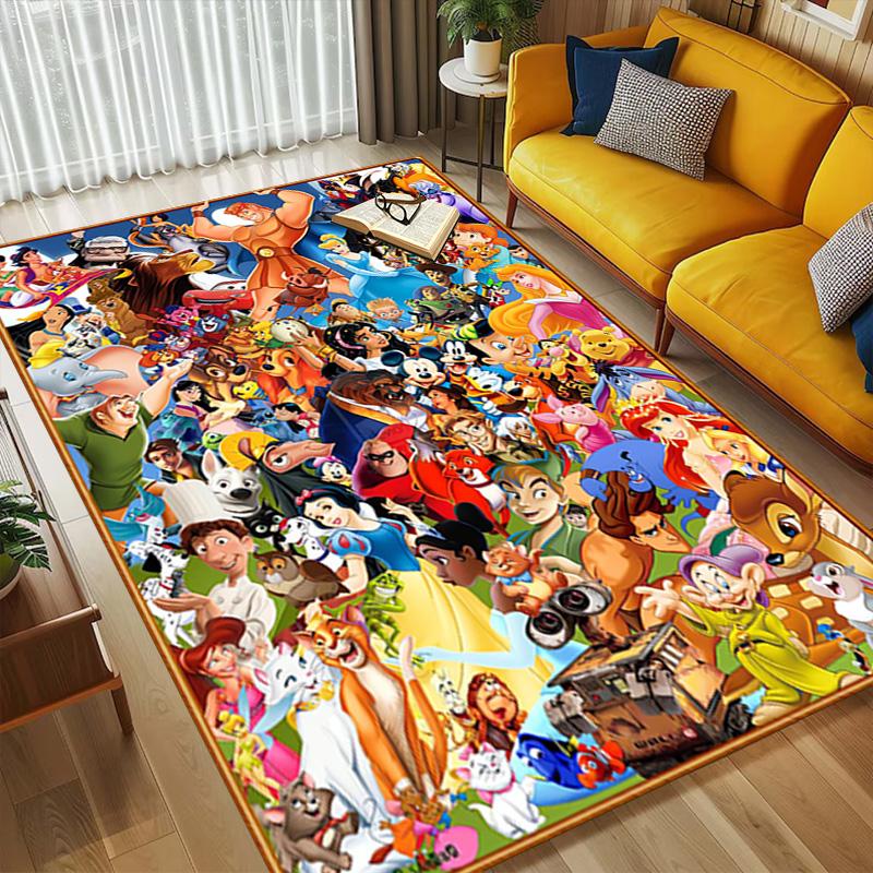 Cartoon Characters Living Room Nonslip Area Rug Soft Carpet For Bedroom Game Playroom Sofa Office Home Decor Doormat Christmas Gift C9261186