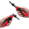 Ratchet Screwdriver with Non-Slip Handle High Strength 180-Degree Pivoting Adjustable Angle 13-in-1 Multi-functional Screwdriver