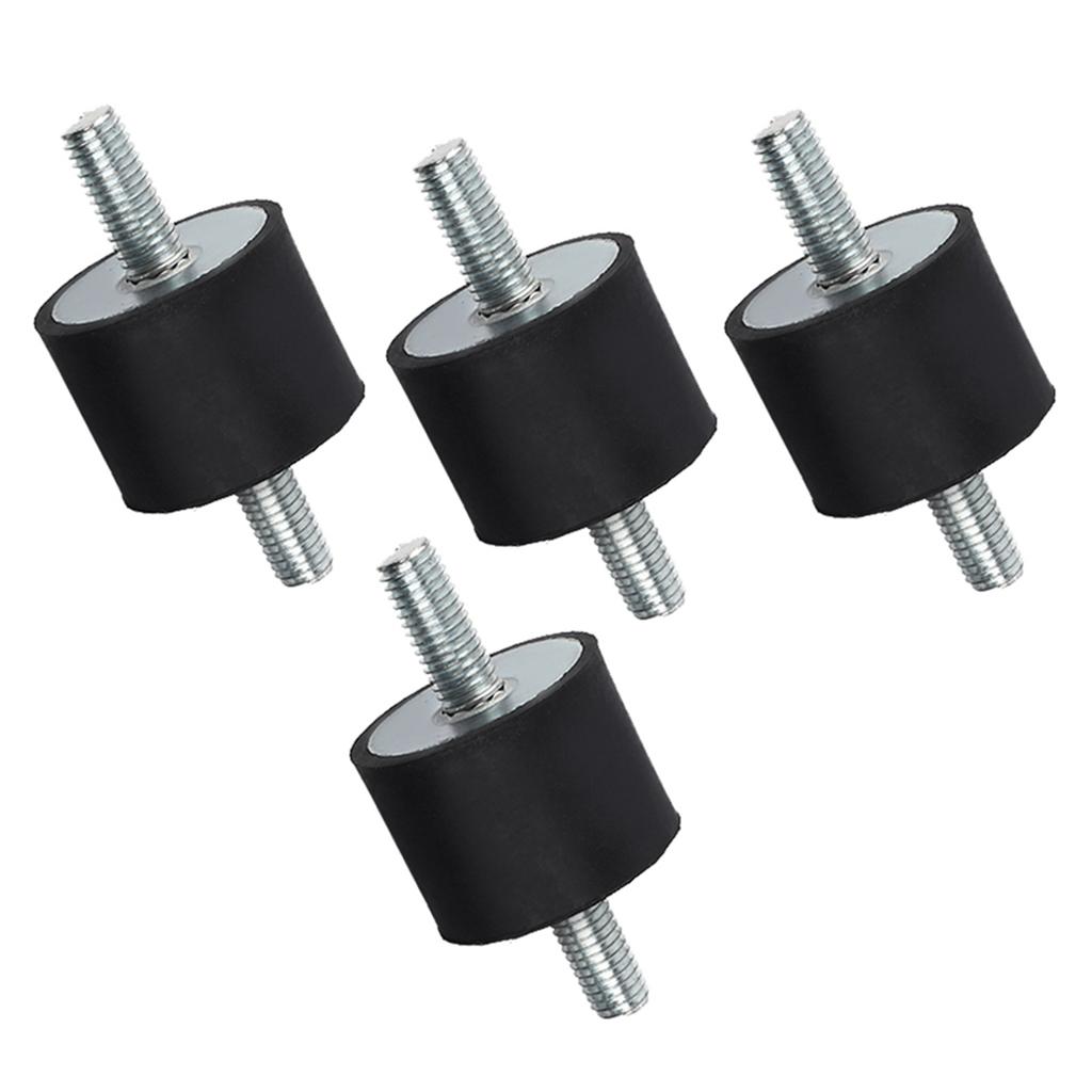 4pcs Rubber Mounts M10 40*30 Rubber Engine Mounts Rubber Anti Vibration Mounts for Compressors, Engines, Pumps, Welding Machines