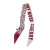 Streamers for Women's New European and American Autumn and Winter Letters Imitation Silk Scarf Multi-functional Headband Tied with Warm Scarf Scarf