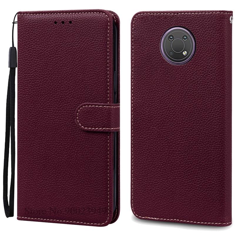 Чехол для Nokia G10, кожаный чехол-книжка для Nokia G20, чехол для телефона Nokia G20, задняя крышка-книжка для Nokia G10 G 10, Fundas