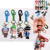Charming One Piece Keychain Luffy Nami Sanji Zoro Silicone Material Ideal For Parties