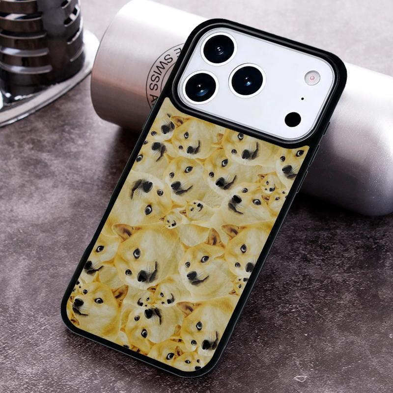 Чехол для телефона с мемом Доге Кабосу для iPhone 17 16 15 14 13 12 11 Pro Max Plus 17Air Мягкий силиконовый чехол