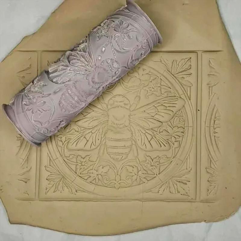 1PC Clay Texture Rollers DIY Rolling Pins Rollers Pottery Tools Clay Tile Roller Daily Multiple Options Available