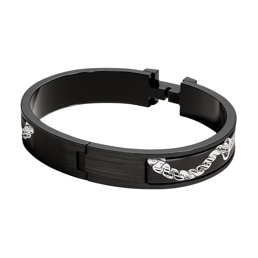 HERMES Clic H Enamel Bangles Men's COSMOS H705311FKH1
