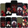 Для iPhone 16 15 Xiaomi Redmi Note 13 12 11 Pro Max X 9 14 XR Samsung Galaxy A16 S24 S23 Plus A06 14C Huawei OPPO Deadpool Superhero Marvel Phone Case