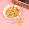 10Pcs Resin Mixed Artificial Orange Fruits Miniature Doll House Accessories