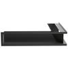 Vent Cover LUFT corner 56x56x12 black