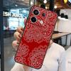 Красный Бандана Пейсли Чехол Для Xiaomi Redmi Note 15 Pro Plus 10 11 12 13 14 Pro Redmi 15 15C 10C 12C 13C 14C Обложка