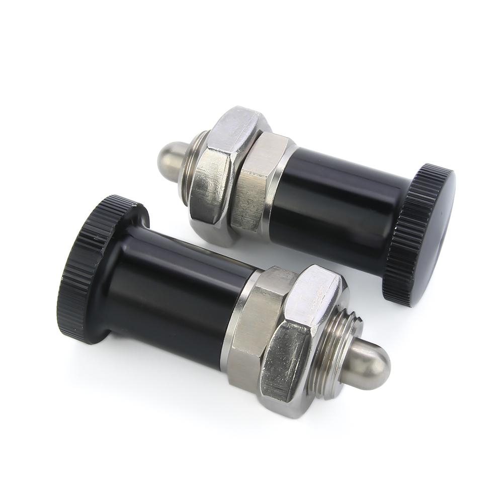 1 шт. Плунжер с шариковым наконечником и пружиной, KST214, пружина из нержавеющей стали, самоблокирующаяся ручка, возвратная ручка, пружинный плунжер, индексирующий плунжер