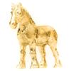 Shire 22ct Gold Plated British Animal Art Figurine Collection
