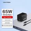 Lenovo Мини-быстрое зарядное устройство Thinkplus 65 Вт GaN USB-C