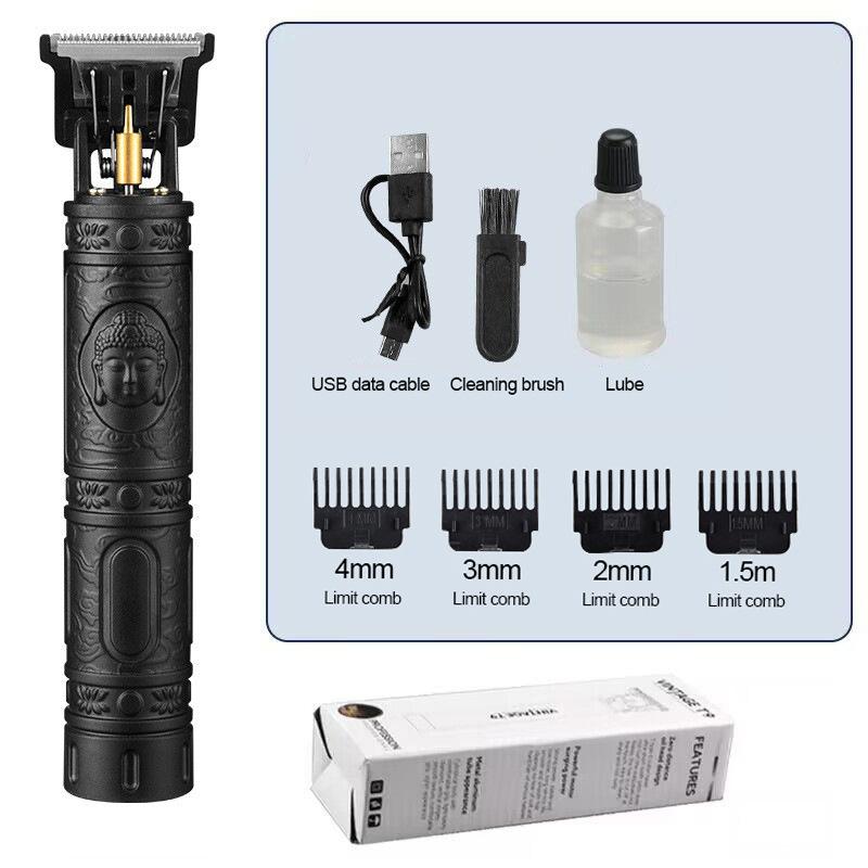 Профессиональная USB-электрическая бритва для стрижки волос для мужчин, триммер для лысых волос и машинка для стрижки бороды для парикмахерской