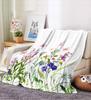 Простое фланелевое одеяло с цветочной тематикой, мягкое, легкое, теплое для гостиной, спальни, кровати, дивана, детей, взрослых, подарки