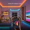 Умные светодиодные ленты Tuya Smart WiFi RGB COB USB 5V 576 светодиодов/м с пультом дистанционного управления и диммированием, светодиодная лента для подсветки телевизора, украшения кухни и комнаты
