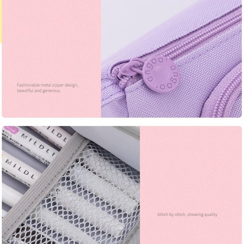 Сумка-ручка из ткани Оксфорд Angoo, пенал большой емкости с ручкой, водонепроницаемая сумка для хранения с несколькими слотами