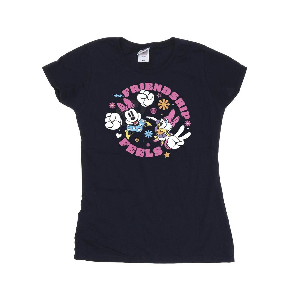 Disney Womens/Ladies Minnie Mouse Daisy Friendship Cotton T-Shirt