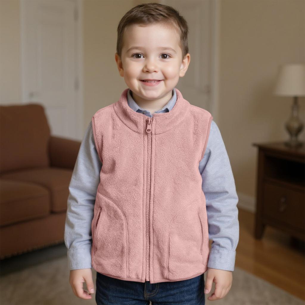 Детский жилет Флисовый жилет И зимний плюс бархатный утолщенный жилет Детский жилет