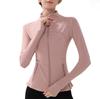 Autumn/Winter Slim Fit Nude Yoga Jacket: Long-Sleeve, Stand-Up Collar, Quick-Dry, Casual Sports Running Top