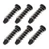 100Pcs Heatsink Mount Pin 18.6mm Heat Sink Cooler Mounting Clip Plastic Fastener Set Kit