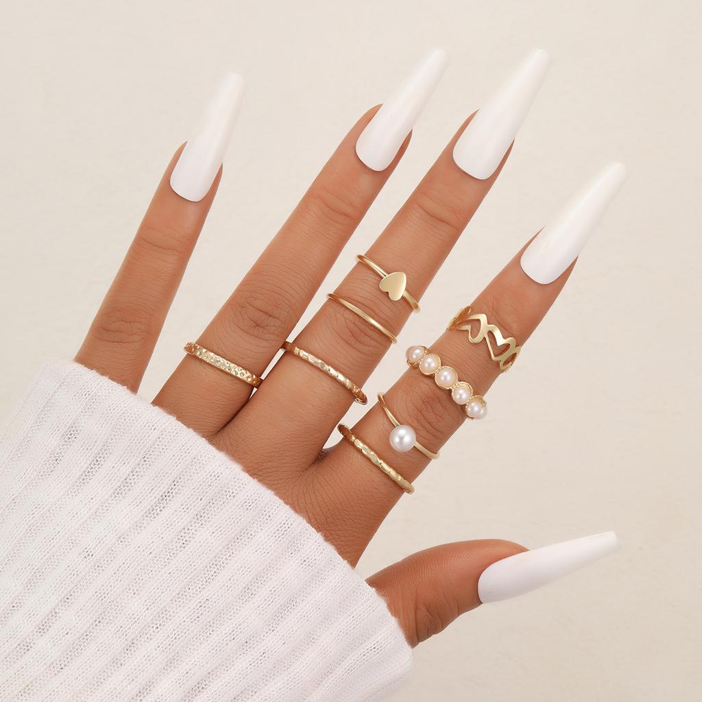 17KM Vintage Gold Color Snake Ring Set 20Pcs/Set Geometric Butterfly Adjustable Rings for Women Girls Fashion Jewelry Gift