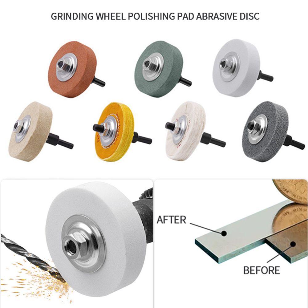 75mm Polish Metal Cotton Rotating Tool Abrasive Grinding Wheel Polishing Pad Grinding Disc Grinder