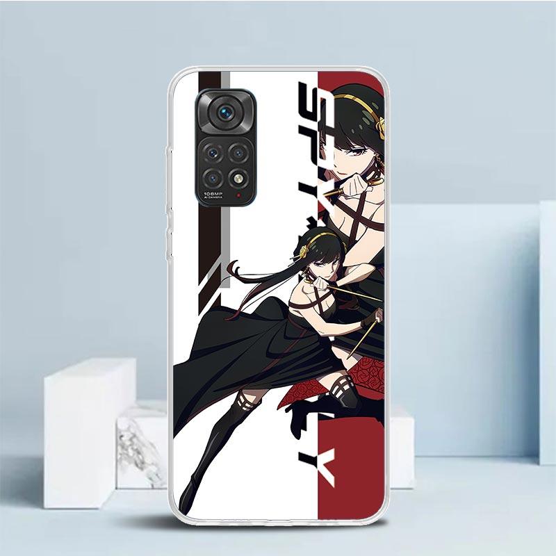 Чехол для телефона Anya из аниме Семья шпионов Для Xiaomi Redmi Note 15 14 14S 13 12S 12 Pro Plus 11S 11 11T 11E 10S 10 + Мягкая задняя крышка из ТПУ