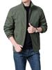 Men's Spring-Autumn Sports Windbreaker: Stand Collar, Cycling/Running Lightweight Jacket, Outdoor Casual Top.