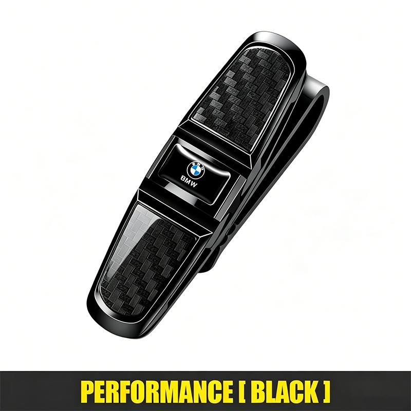 BBIP8 M Car Auto Sun Visor Glasses Box Universal Sunglasses Clip Card Ticket Emblem For BMW G80 G07 G42 G14 G15 G16 E46 E90 F20 E60