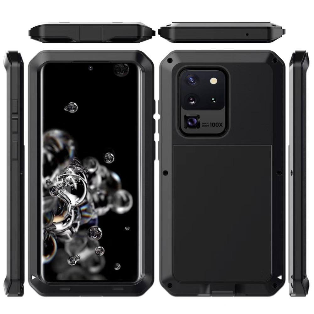 Металлический чехол для iPhone 13 11 Samsung S20 Note20 P30 ударопрочный прочный