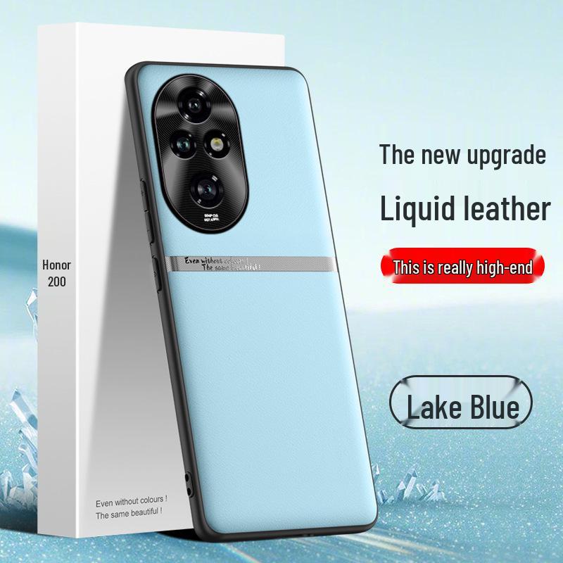Защитный чехол Liquid Leather Anti-Fall, Anti-Fouling для мобильного телефона Honor 200