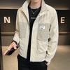 Jacket Men's 2025 Spring and Autumn New Trendy Brand Versatile Stand-up Collar Clothes Men's Loose Jacket Youth Spring Clothing