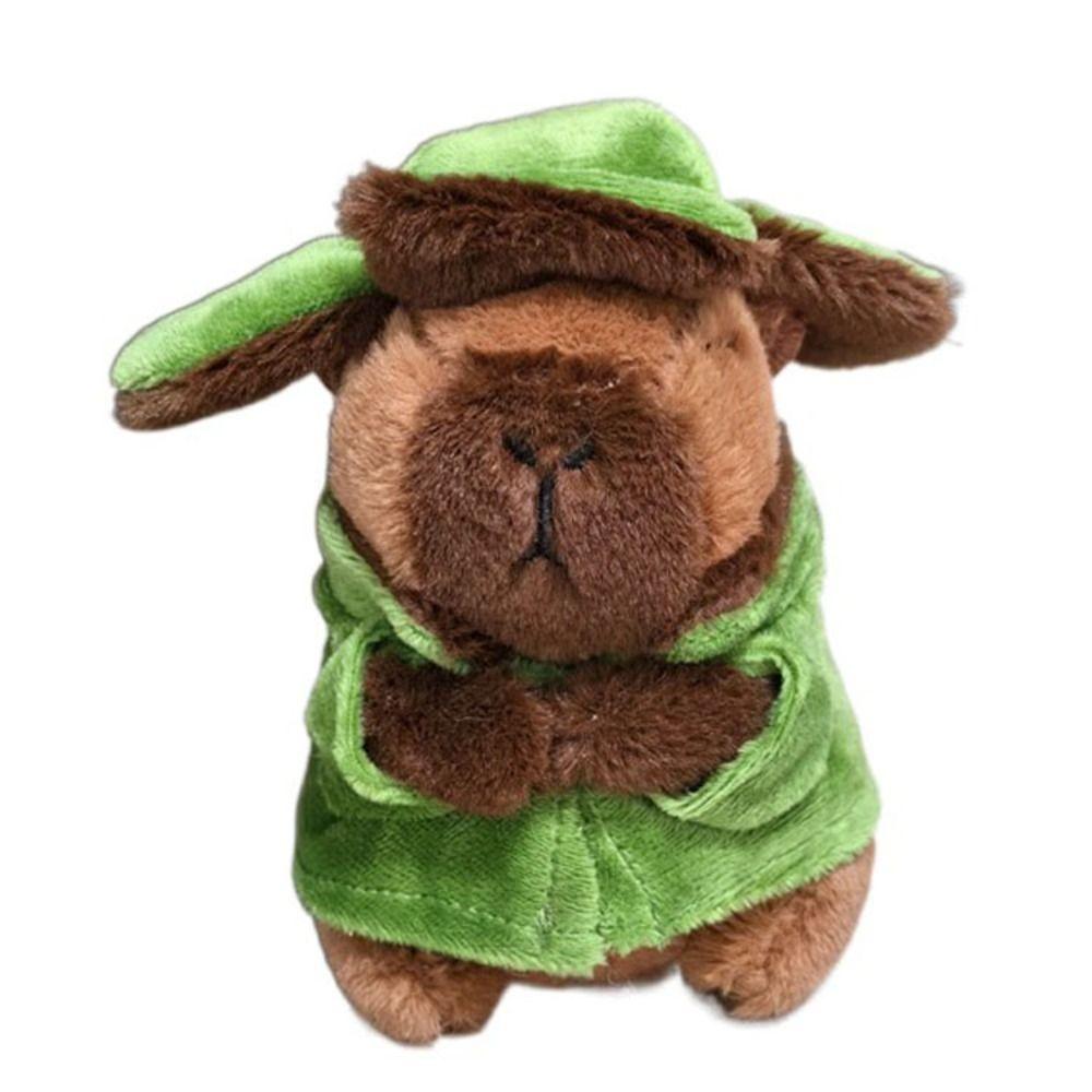 Cute Toy Simulation Capybara Pendant Cartoon Capybara Fluffty Animal Doll Birthday Gift